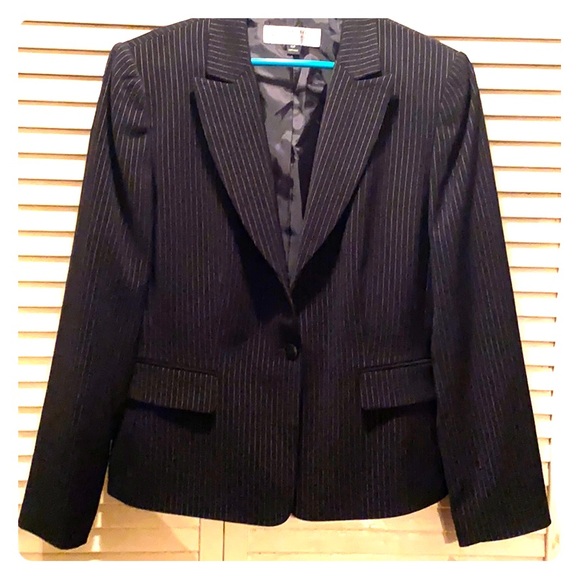 NWT Tahari petite pinstriped jacket blazer - Picture 1 of 5